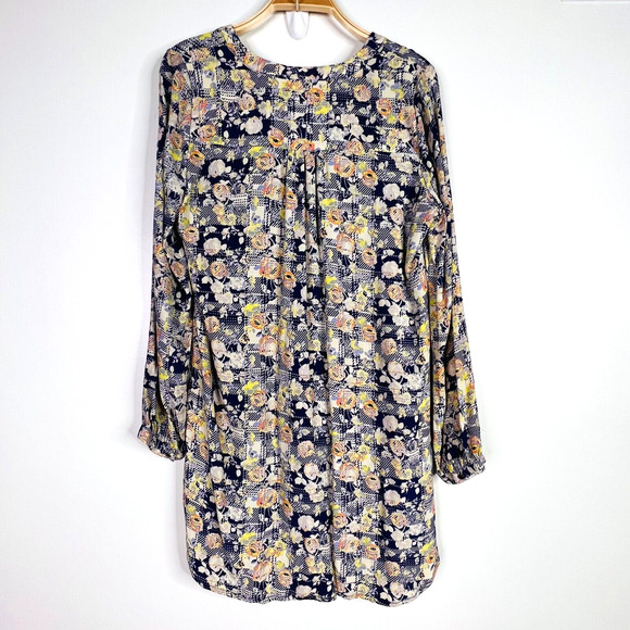 Anthropologie Skies Are Blue Floral‎ Long Sleeve Dress Size M - Picture 5 of 9